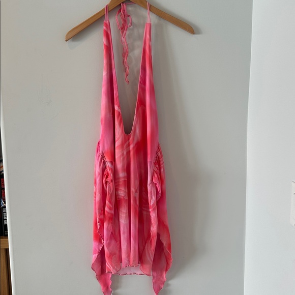 Oh polly ELIO Sarong Wrap Front Mini Dress size 6 - Picture 2 of 6